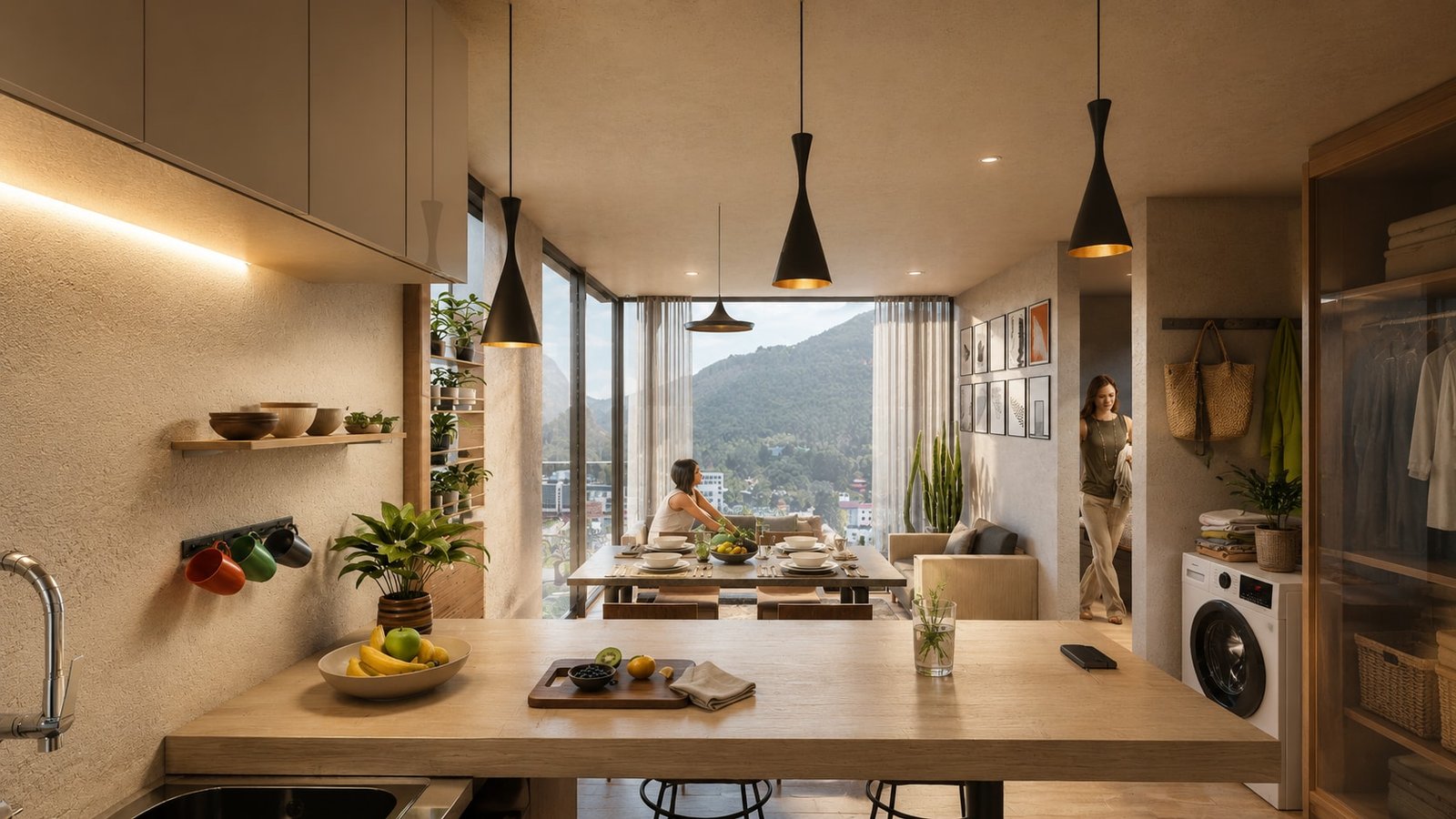 Interior de apartamento tipo — vista 2