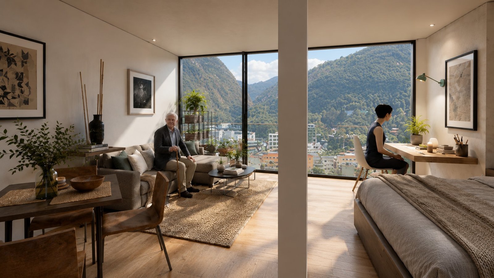 Interior de apartamento tipo — vista 3