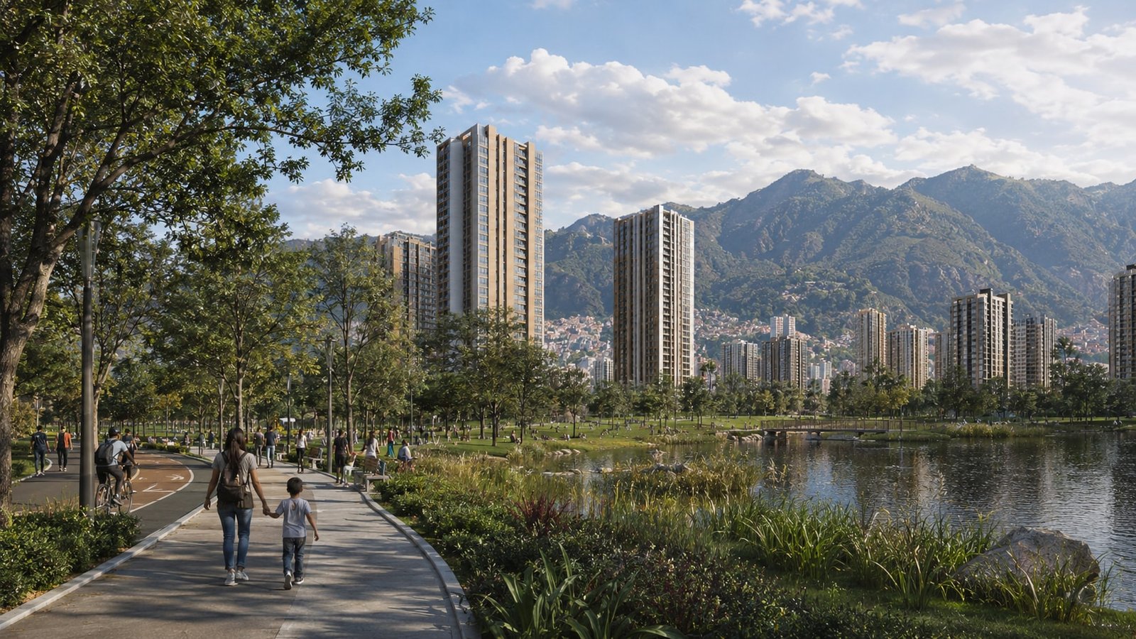 Segunda vista peatonal del proyecto